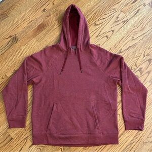 Men’s Nee Large Red All In Motion Cotton Polyester Sweatshirt Hoodie